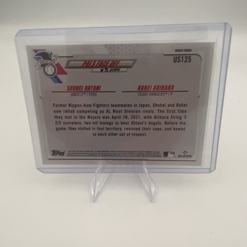 2021 Topps Baseball Pals Face Off Shohei Ohtani Card - 2