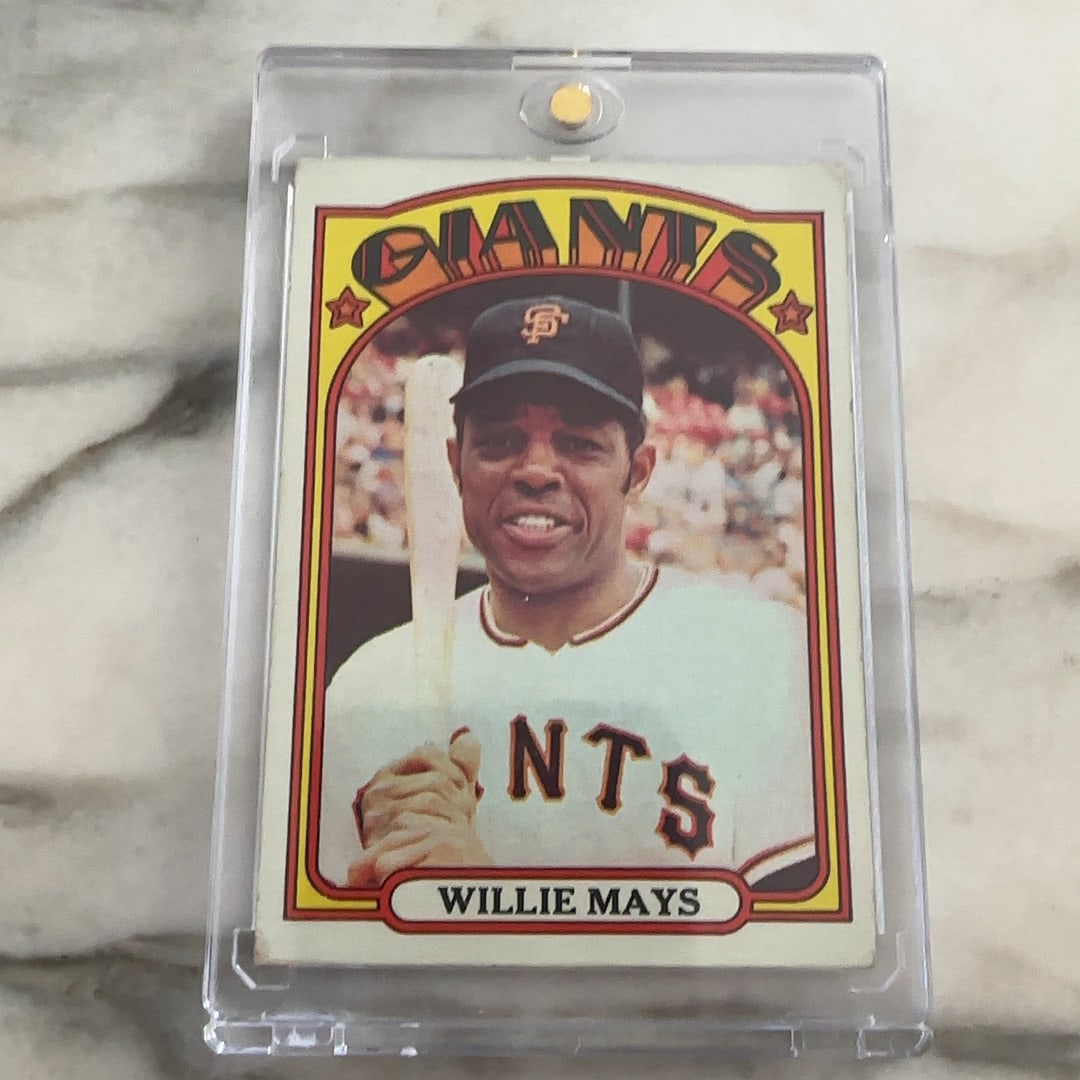 1972 Topps Willie Mays Baseball Card (1 of 2)