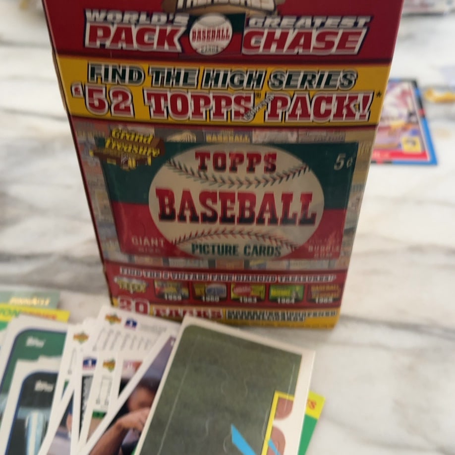 MLB MISC BOX - Sports Trading Cards: Unsorted Cards - did not check the count or cards in box - cards are all in box as is condition -
