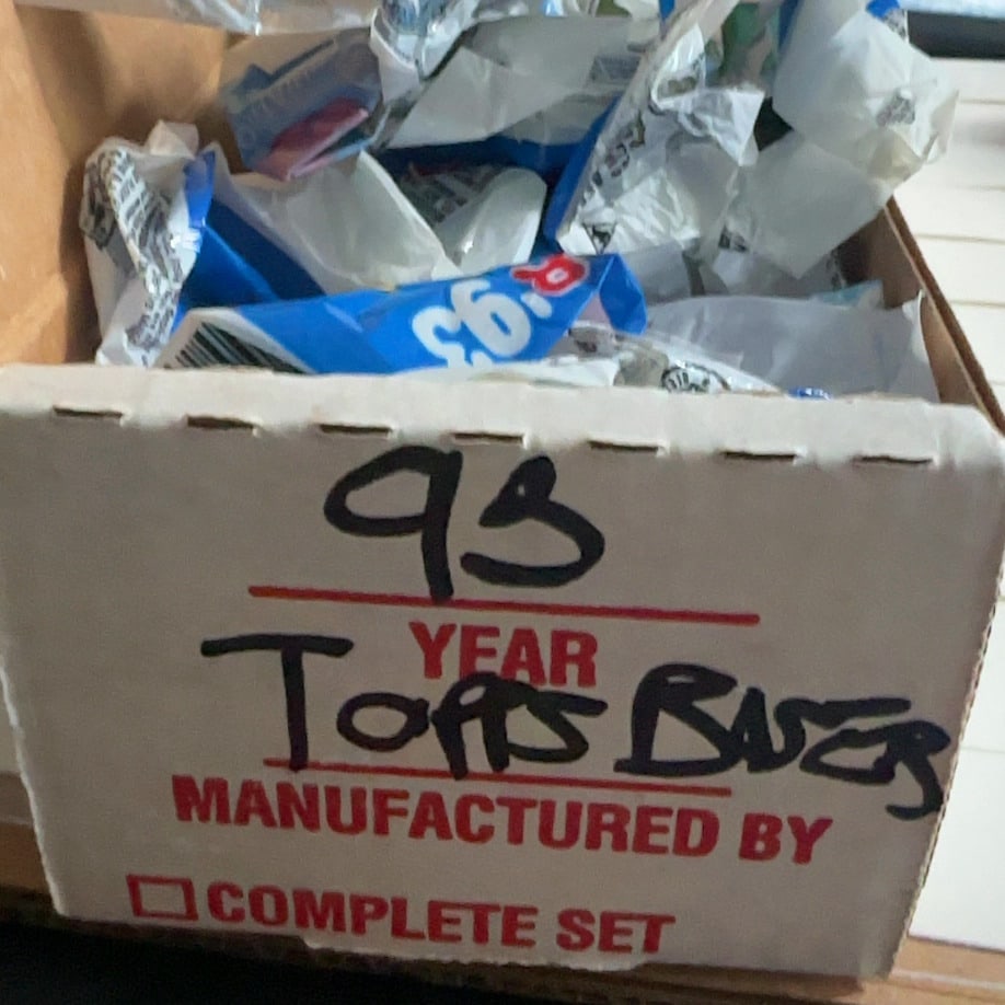 Box of 1993 Topps Classic Baseball trading cards - 2