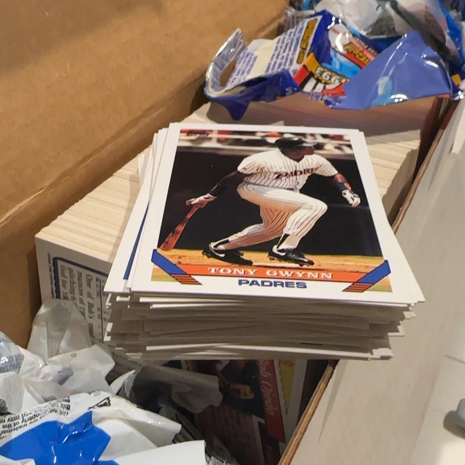 Box of 1993 Topps Classic Baseball trading cards - 3