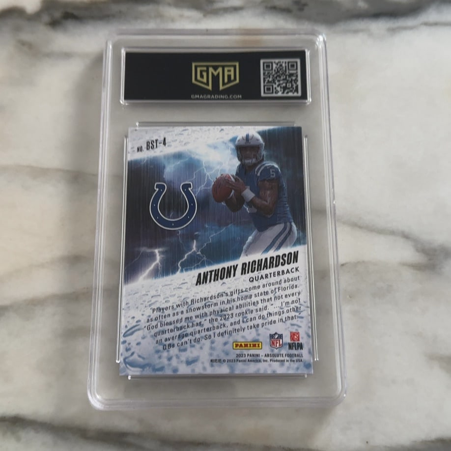 2023 Absolute Anthony Richardson By Storm Rookie Card - 2