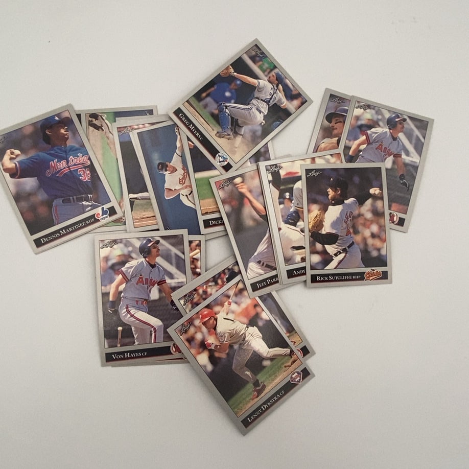 1990 Leaf Baseball Card Lot (1 of 1)