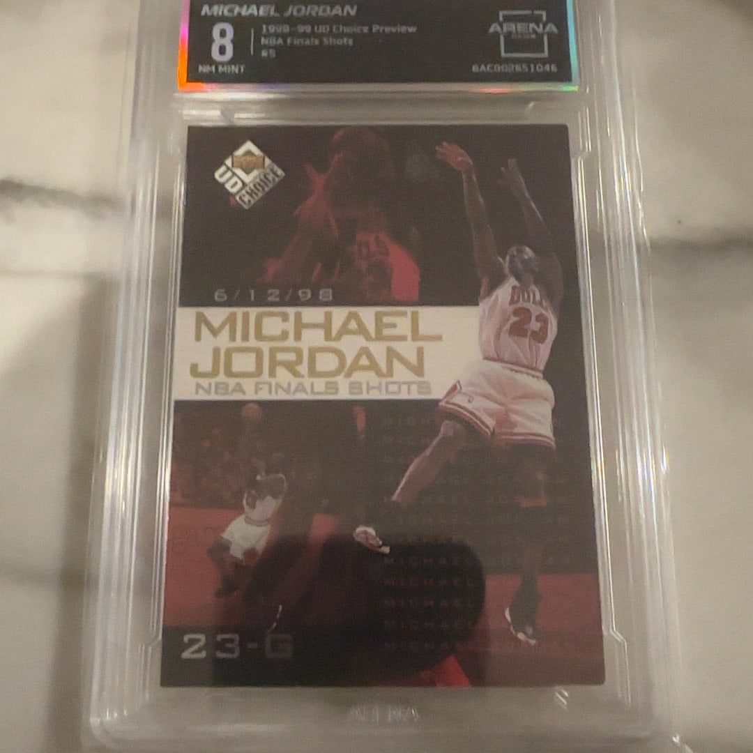 Michael Jordan 1998-99 UD Choice Preview NBA Finals Shots (1 of 1)