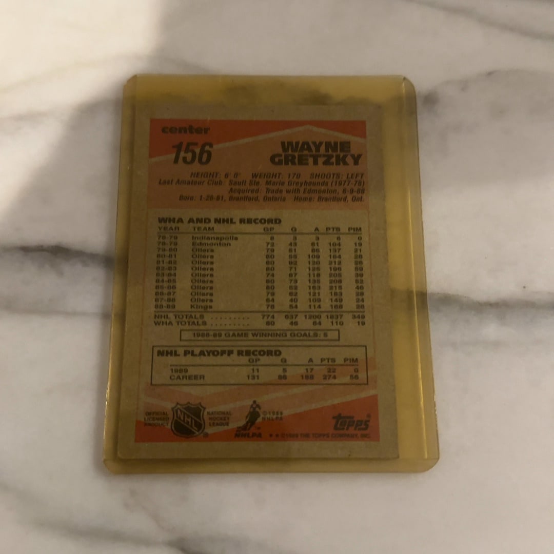 1991 Pro Set Wayne Gretzky Point Leader Card - 2