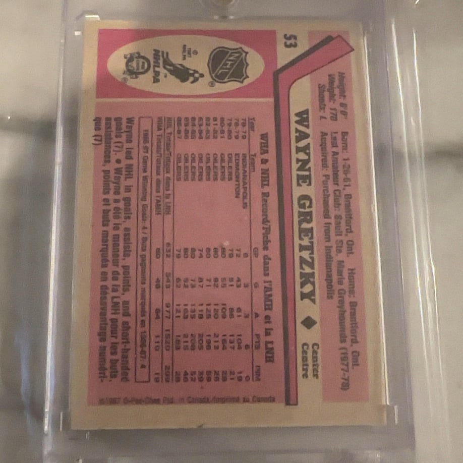 1980 O-Pee-Chee Wayne Gretzky Hockey Card - 2