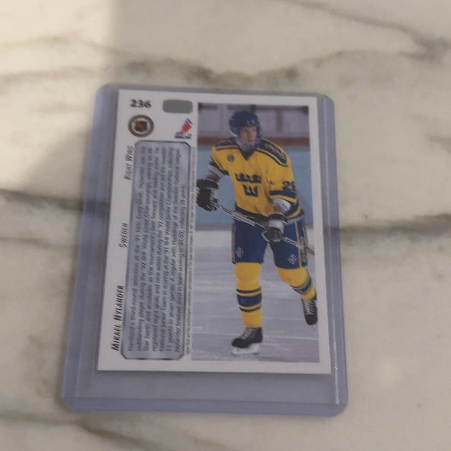 1992 Upper Deck World Junior Tournament Mikael Nylander - 2