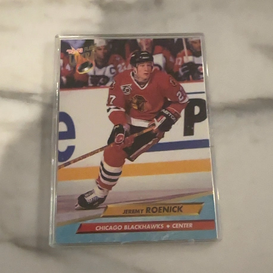 1992-93 Topps Jeremy Roenick Hockey Card - 2
