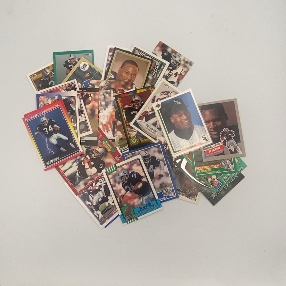 Bo Jackson Trading Card Lot (1 of 2)