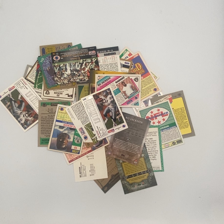 Bo Jackson Trading Card Lot - 2