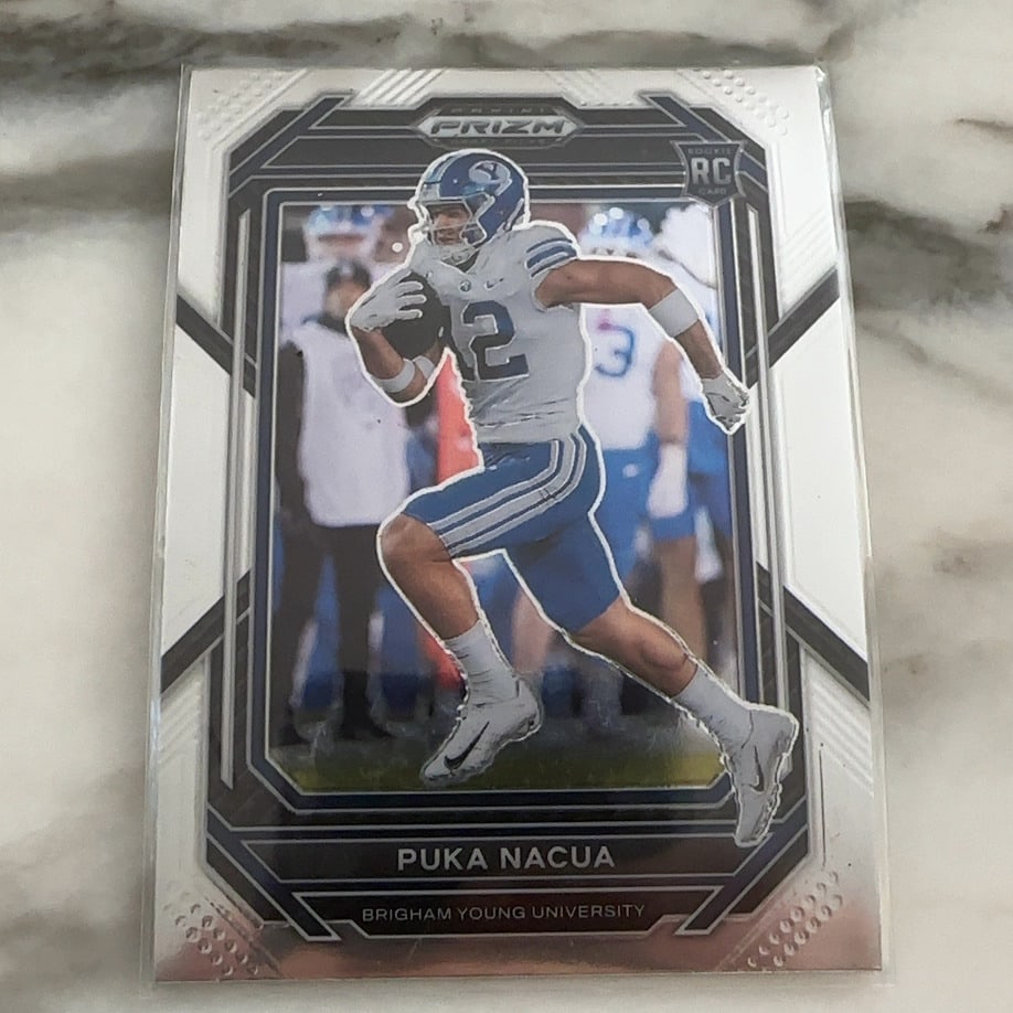 Football Trading Card: Raw - ungraded - condition is as shown and sold as is