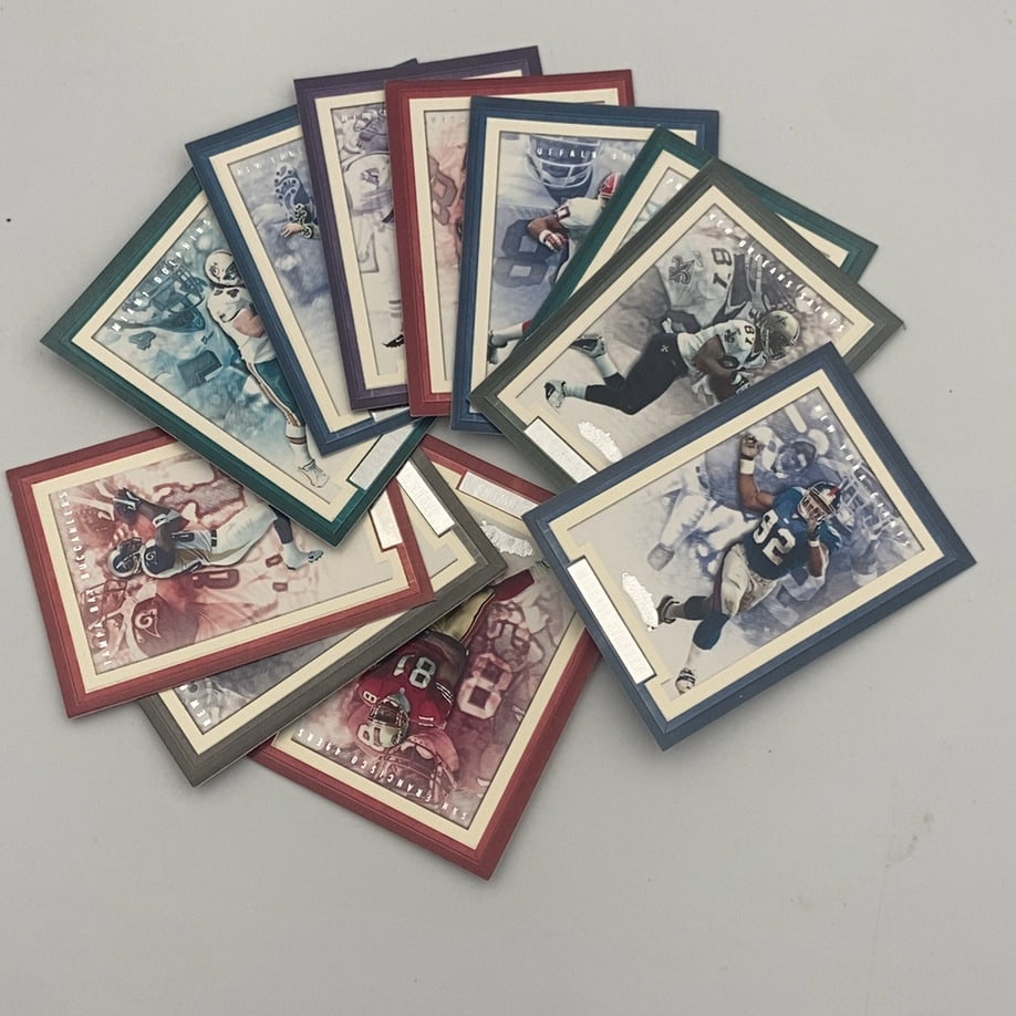 1996 Pinnacle Summit NFL Football Trading Cards Lot (1 of 1)