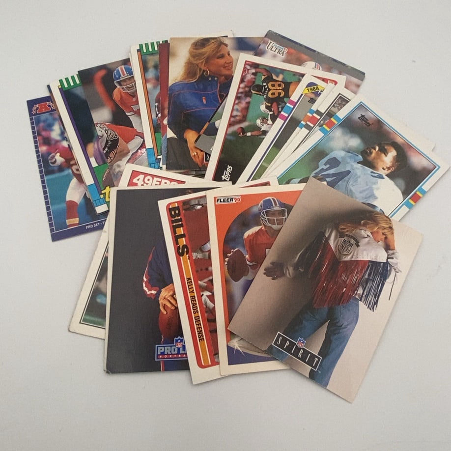 Assorted 1990s NFL Football Trading Cards (1 of 1)