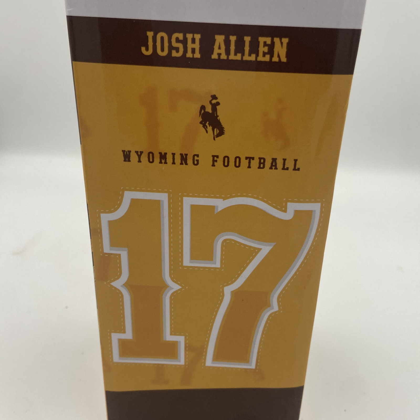Josh Allen Wyoming Jersey Retirement Bobblehead - 2