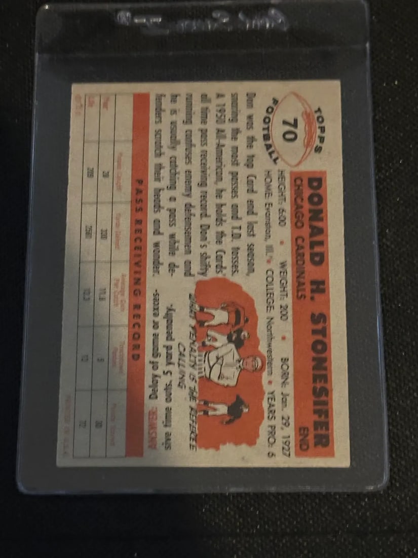 1956 Topps Vintage Football Trading Cards - 2