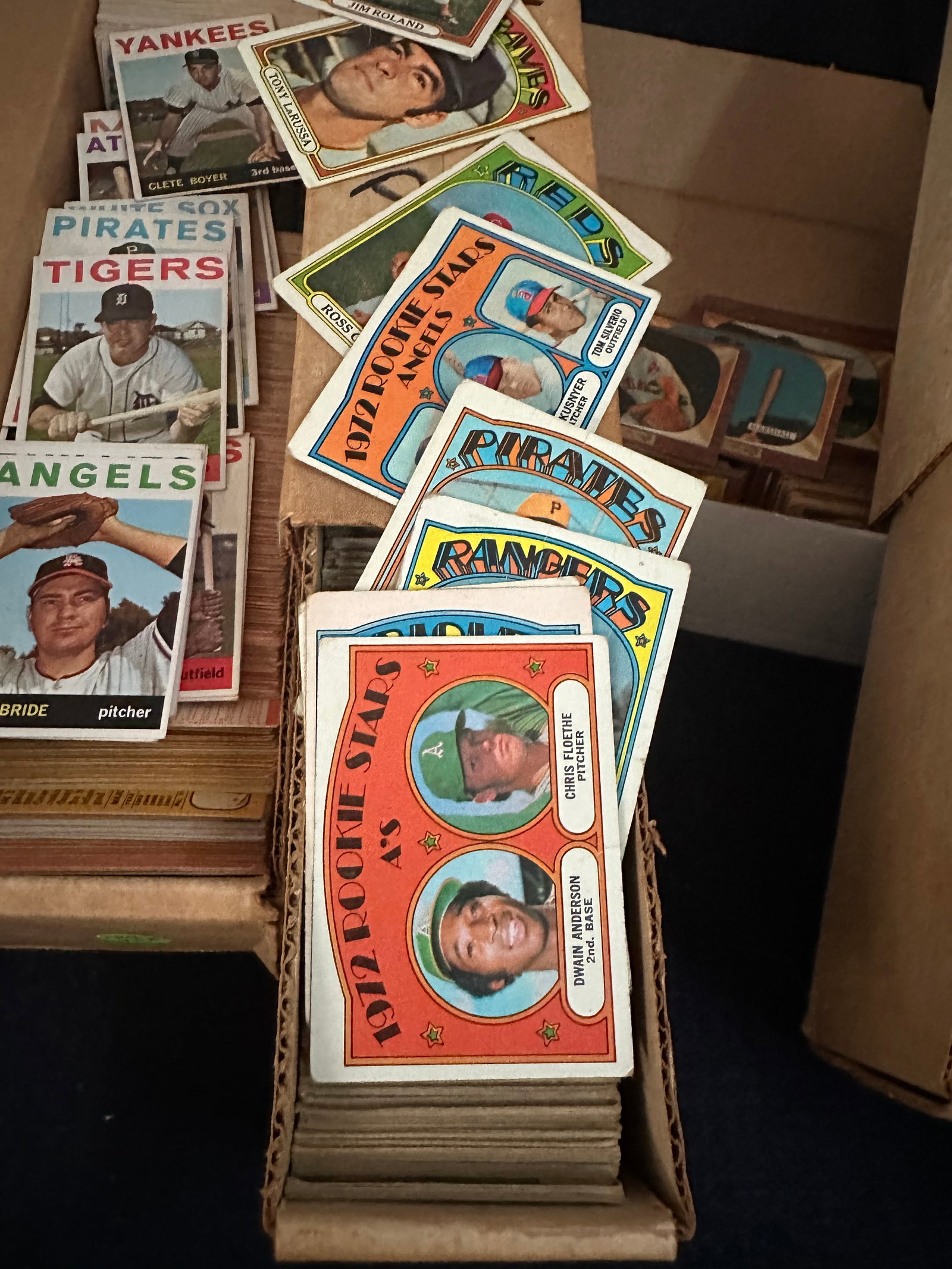 Vintage Bulk 1960s Baseball Cards - 4