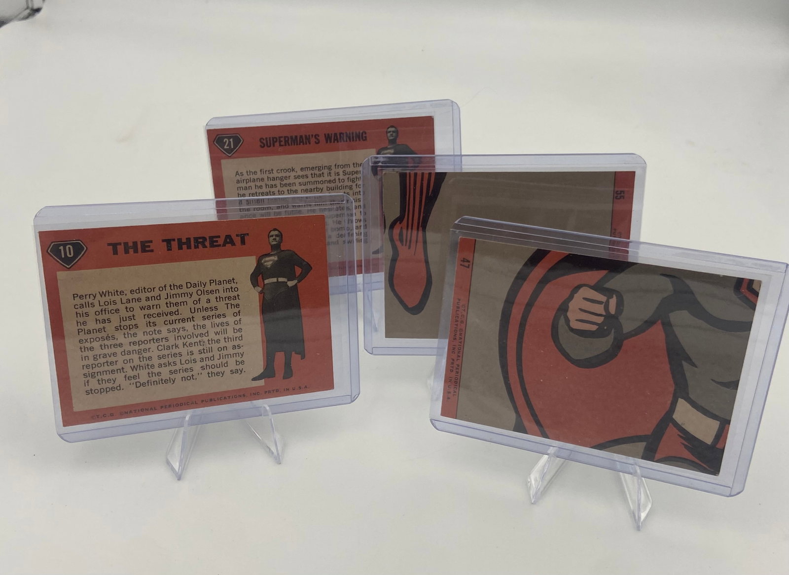 1966 Topps Superman Card Superman TV Series Trading Cards - 2