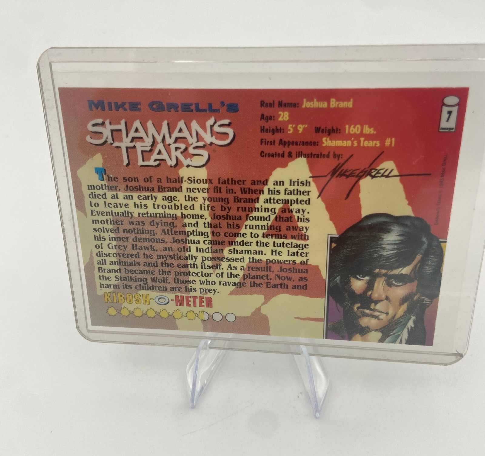 Mike Grell's Shaman's Tears Wizard Promo Card - 2