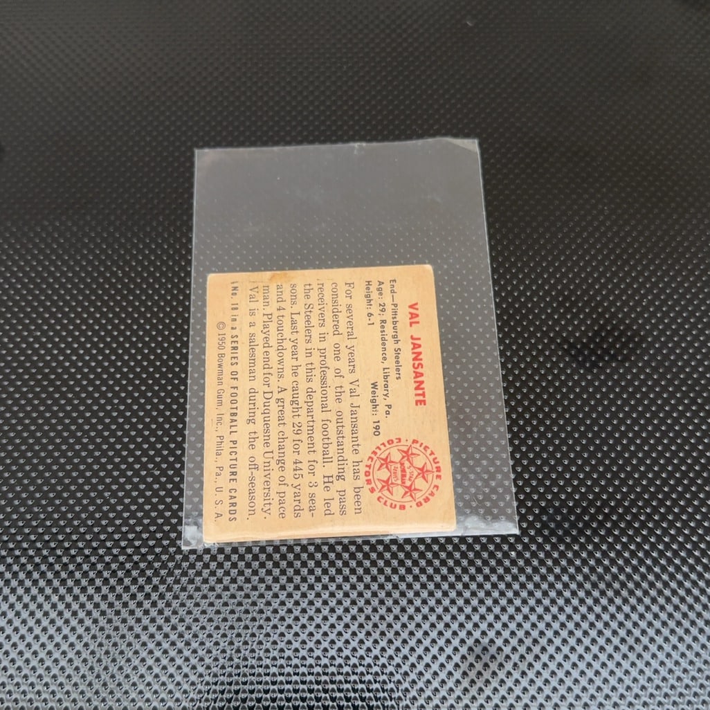 1950 Bowman Gum, Inc. Val Jansante - 2