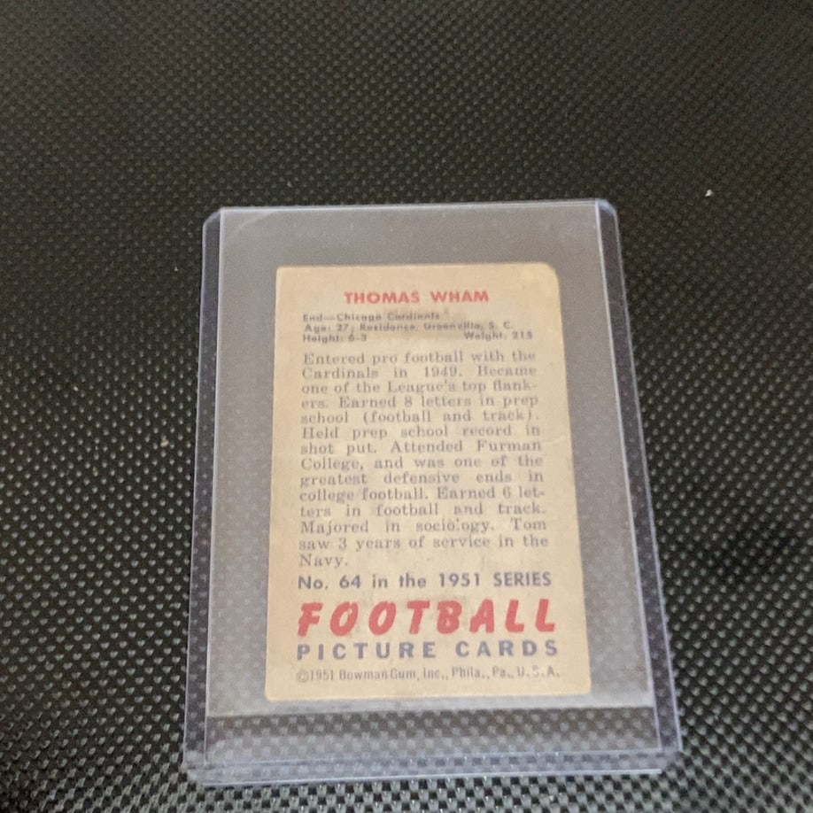 1950 Bowman Thomas Wham - 2