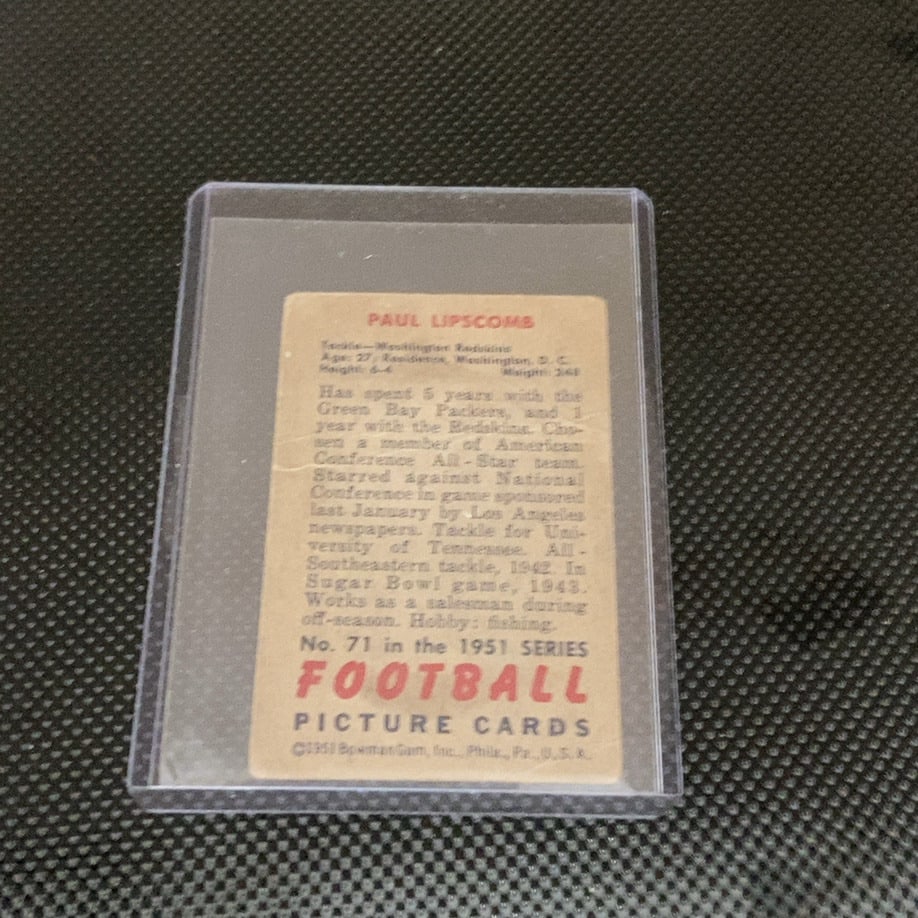 1950 Bowman Paul Lipscomb - 2