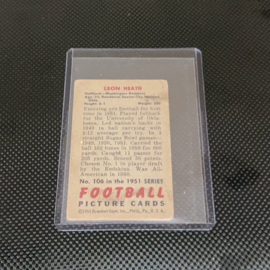 1952 Bowman Leon Heath - 2
