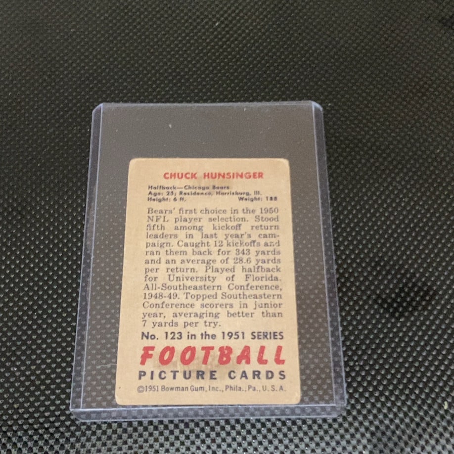 1952 Bowman Chuck Hunsinger - 2