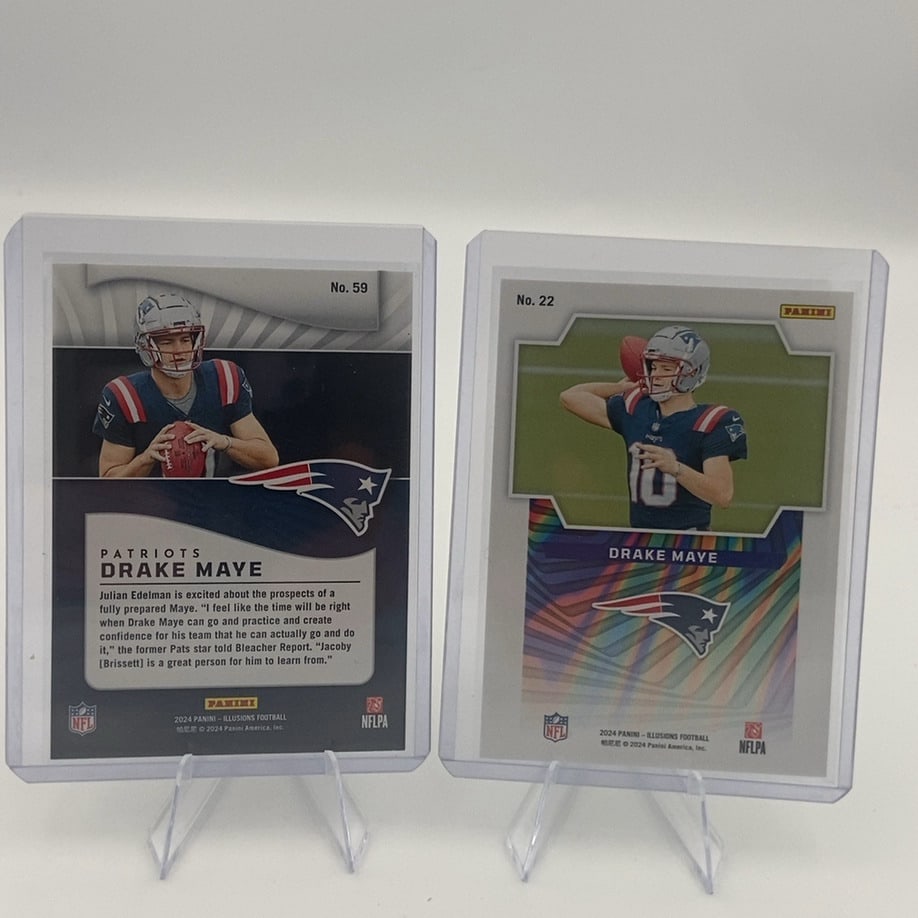 2024 Panini Illusions Drake Maye Rookie Cards - 2