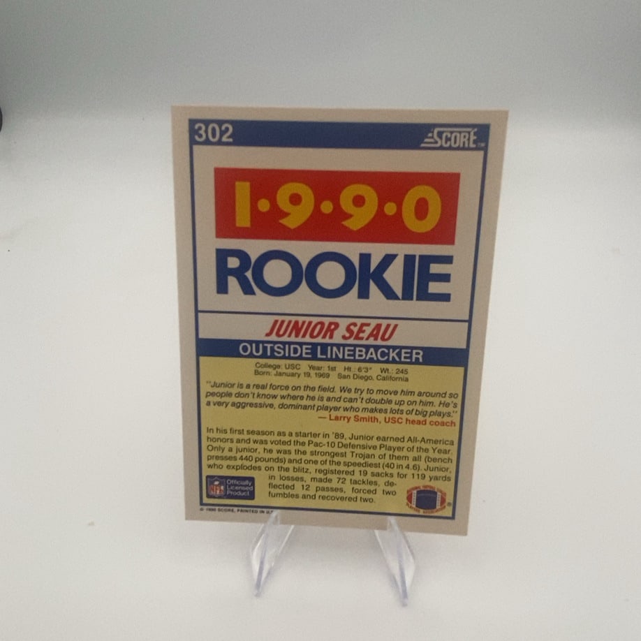 1990 Score Junior Seau - 2