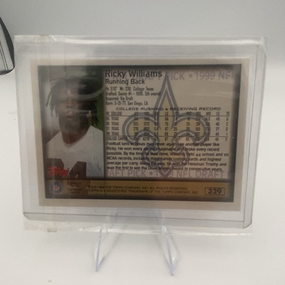 1999 Topps Ricky Williams - 2