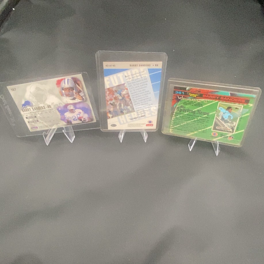 Barry Sanders Sports Card Lot - 2