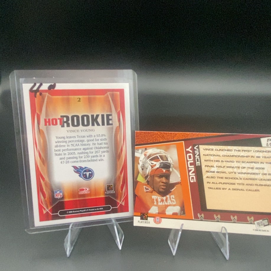 2006 Score and Press Pass Vince Young Cards - 2