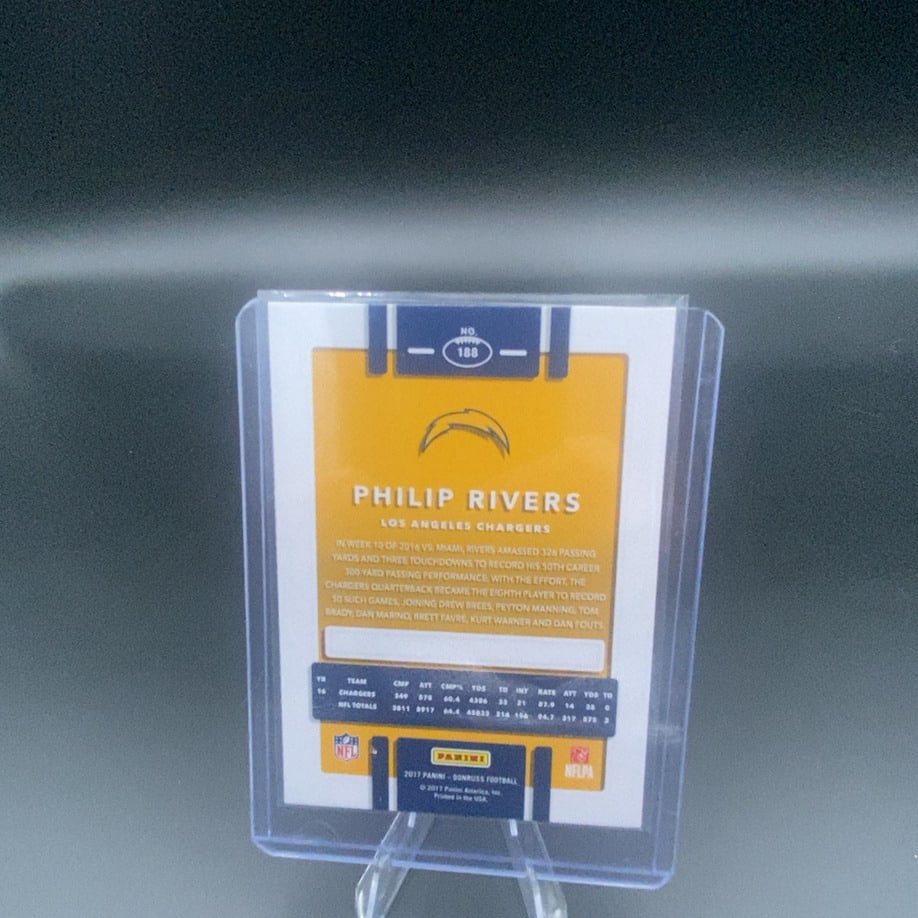 Philip Rivers Press Proof Card - 2