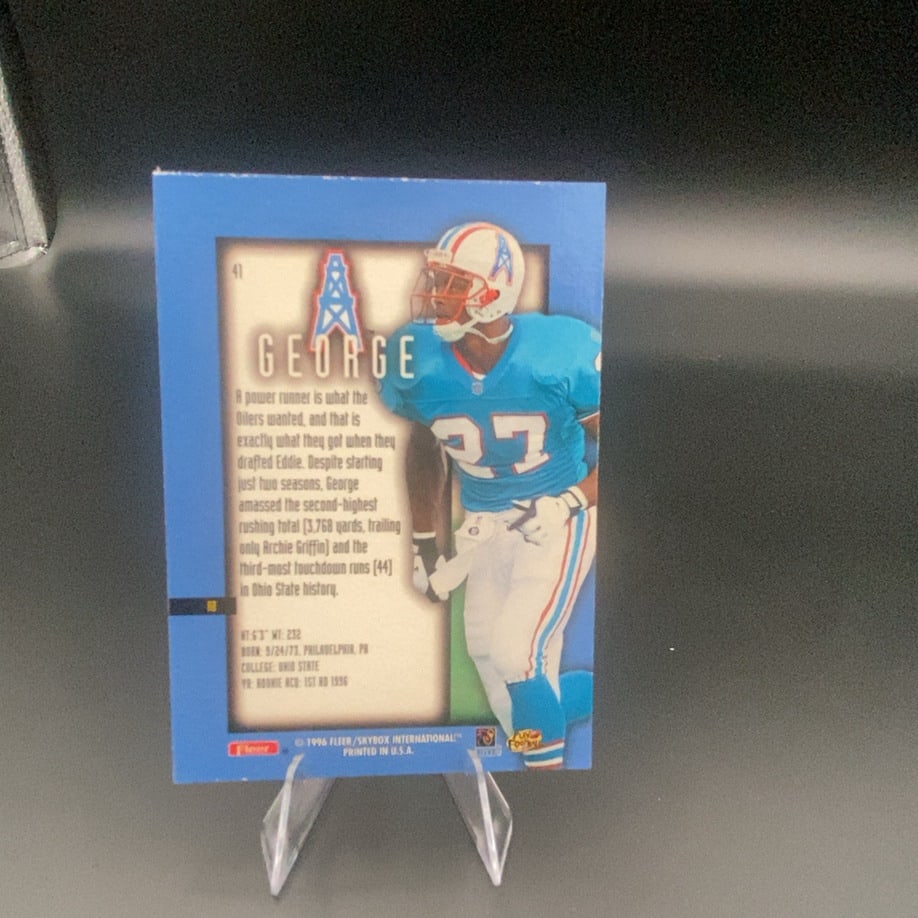 1996 Fleer Ultra Eddie George - 2