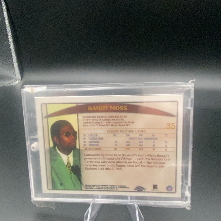 1998 Topps Chrome Randy Moss Draft Picks - 2