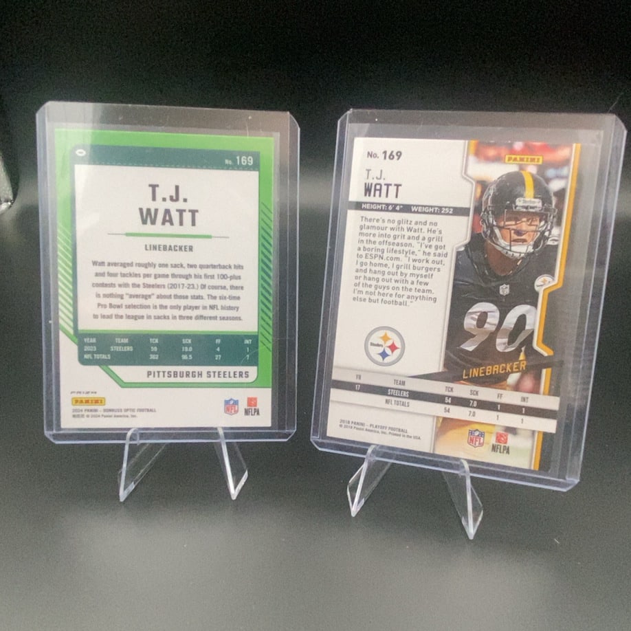 T.J. Watt Football Cards - 2