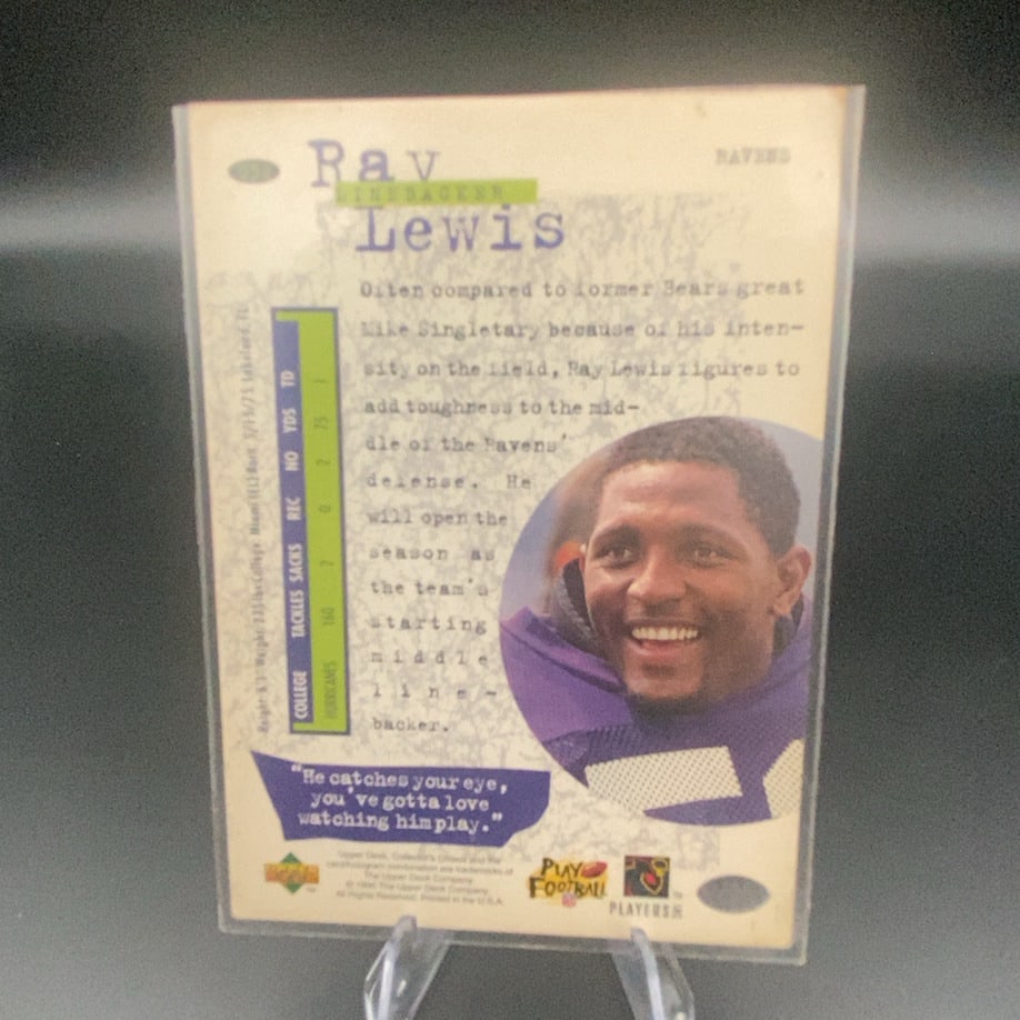 1996 Collector's Choice Ray Lewis - 2