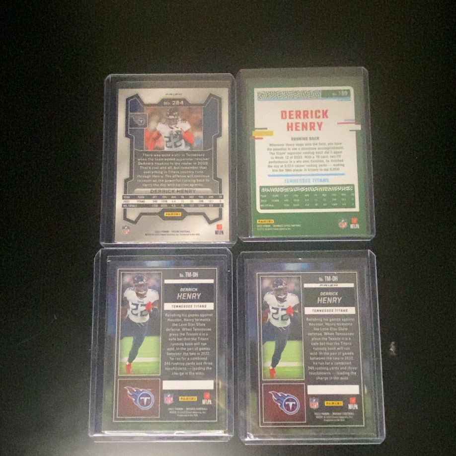 Derrick Henry Trading Cards Lot - 2