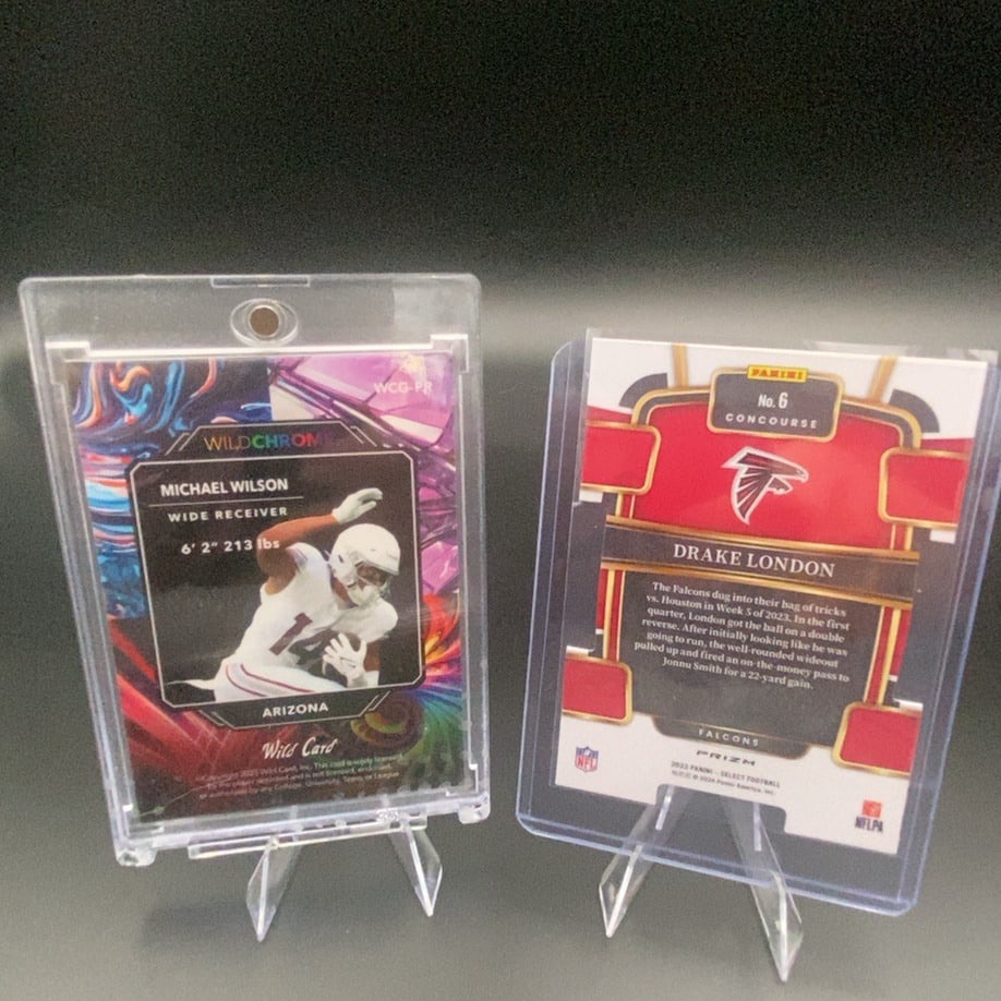 2023 Wild Card Michael Wilson and 2022 Panini Select Drake L - 2