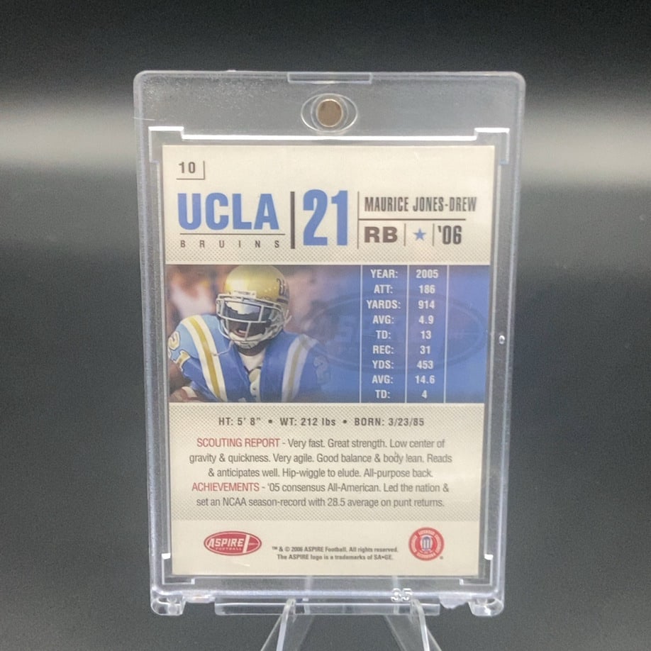 Maurice Jones-Drew 2006 Aspire UCLA Bruins Card - 2