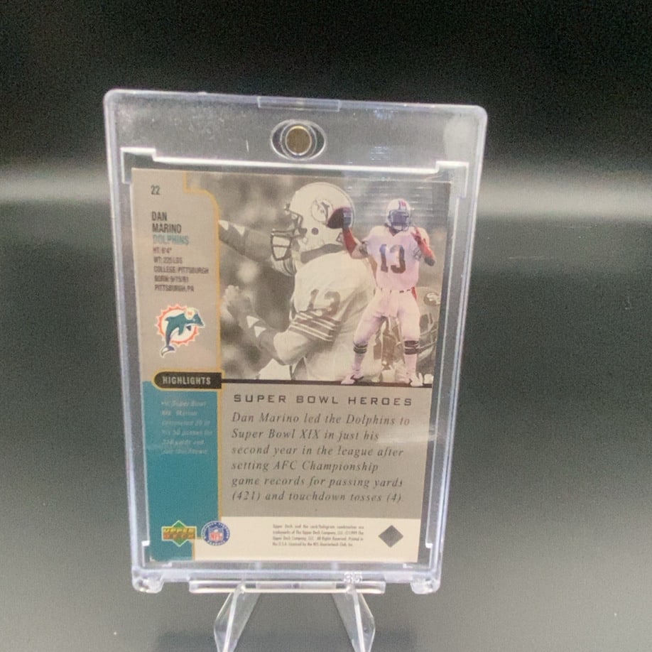 Dan Marino Super Bowl Heroes Card - 2