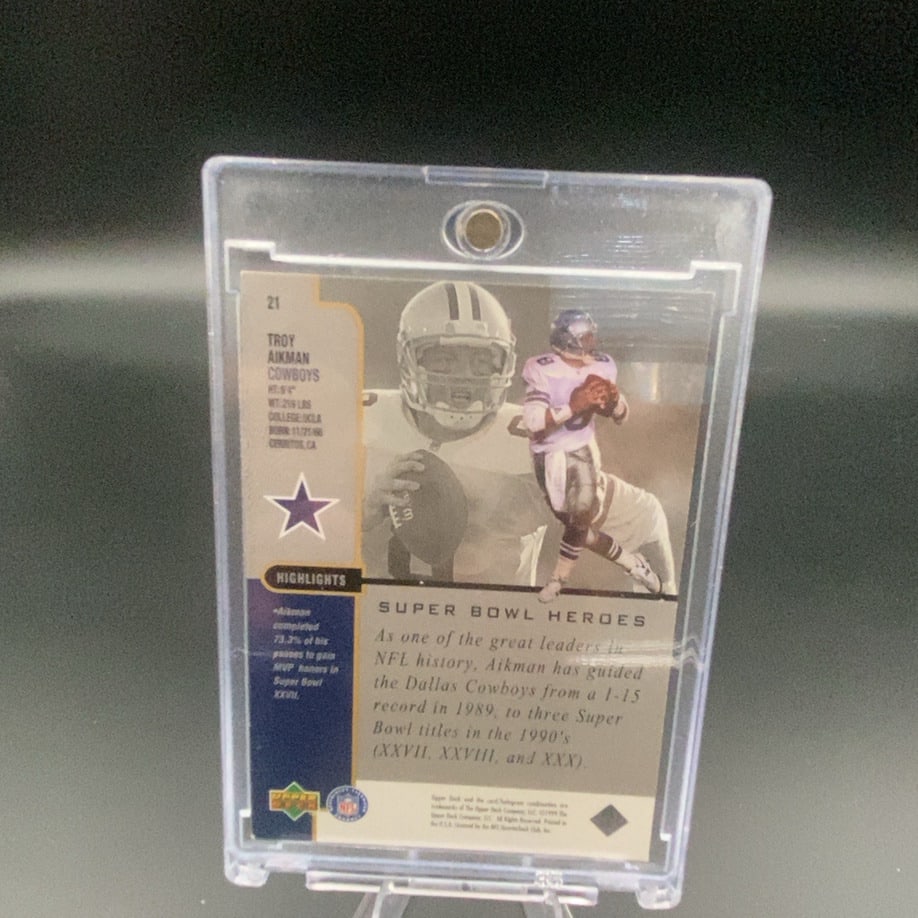 Upper Deck Super Bowl Heroes Troy Aikman - 2