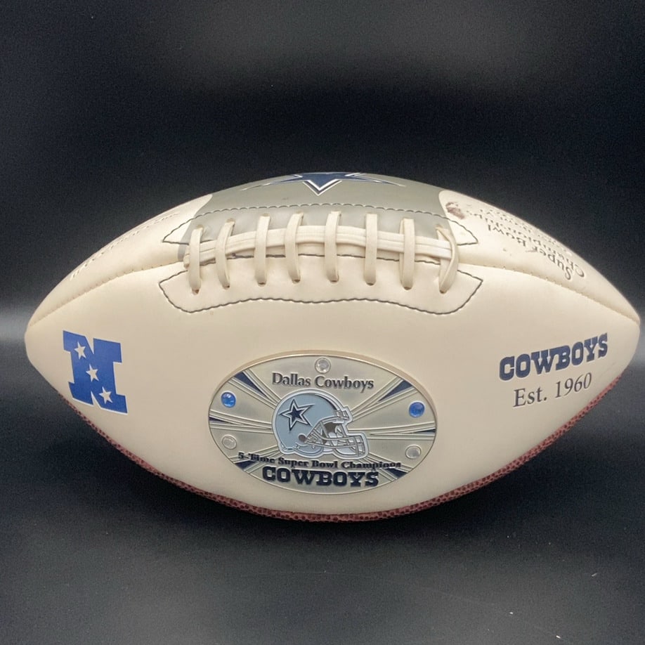 Dallas Cowboys Super Bowl Champions Commemorative Football - 2
