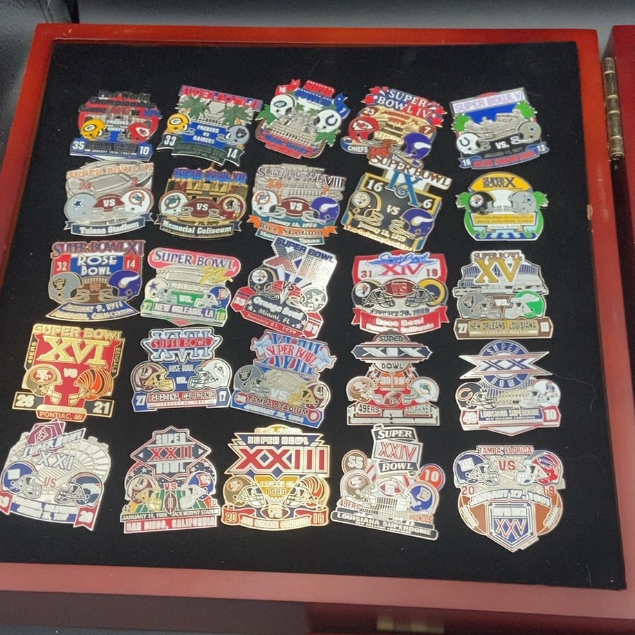 The Super Bowl Pin Collection - 2