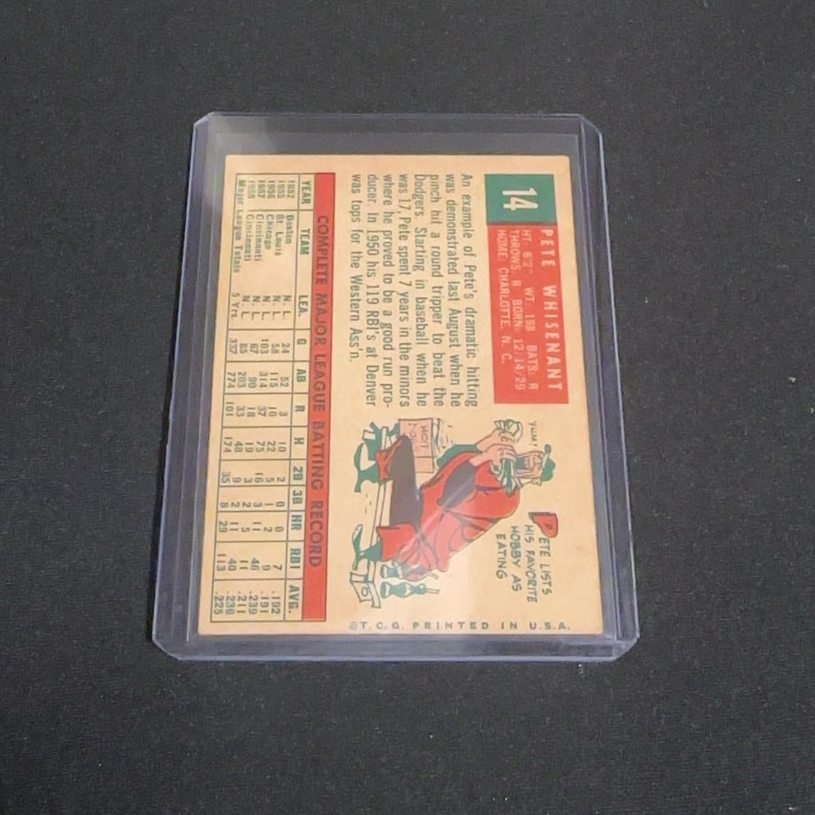 1959 Vintage Topps Pete Whisenant - 2