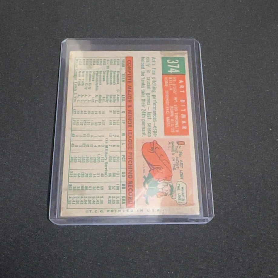 1959 Vintage Topps Art Ditmar - 2