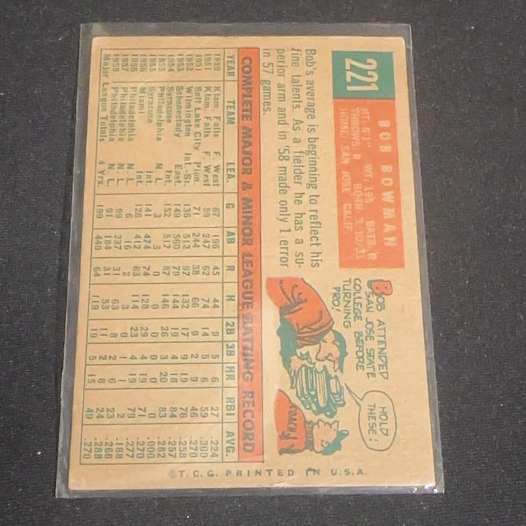Bob Bowman Philadelphia Phillies - 2