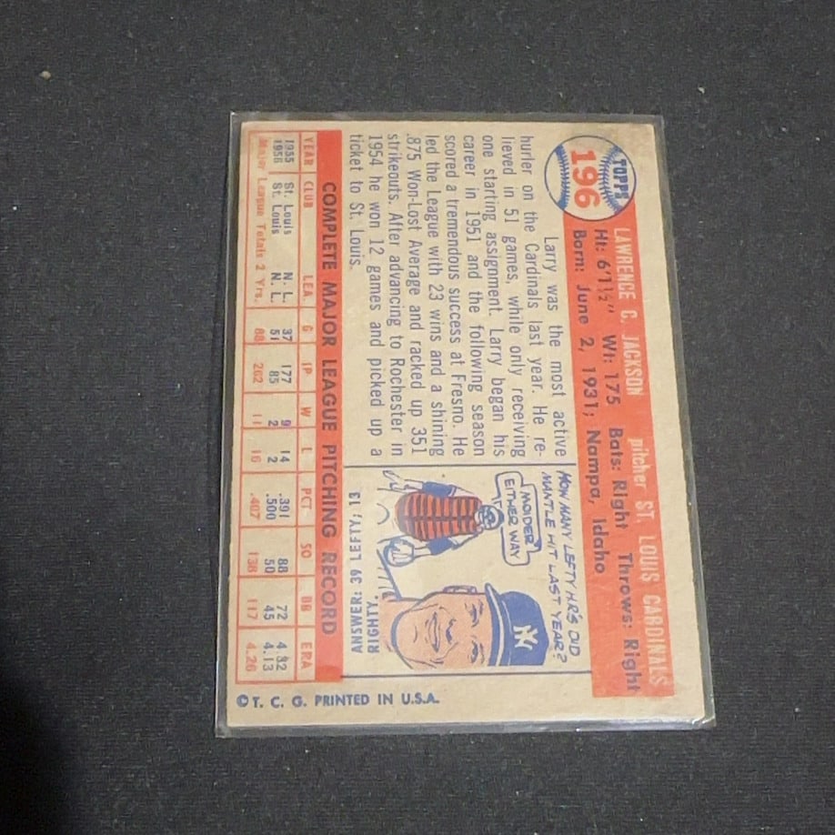 Larry Jackson St. Louis Cardinals Pitcher - 2