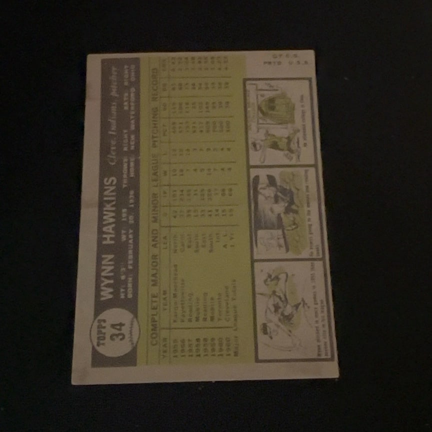 Wynn Hawkins Cleveland Indians - 2
