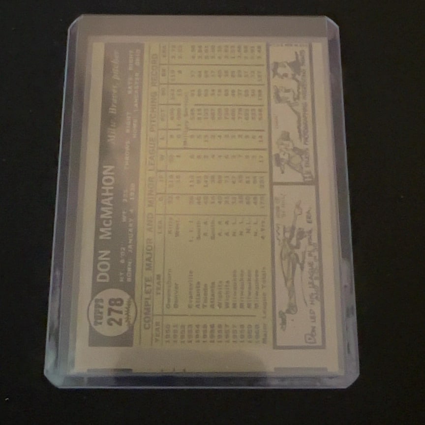 Don McMahon Milwaukee Braves - 2